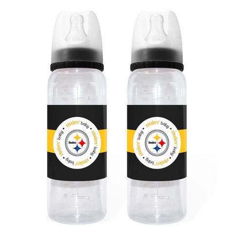 Baby Fanatic 2-Pack of Bottles - Pittsburgh Steelers