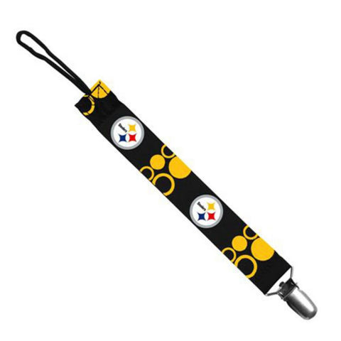 Baby Fanatic Pacifier Clip - NFL Pittsburgh Steelers