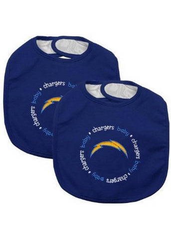 Baby Fanatic NFL San Diego Chargers 2-Pack Bibs