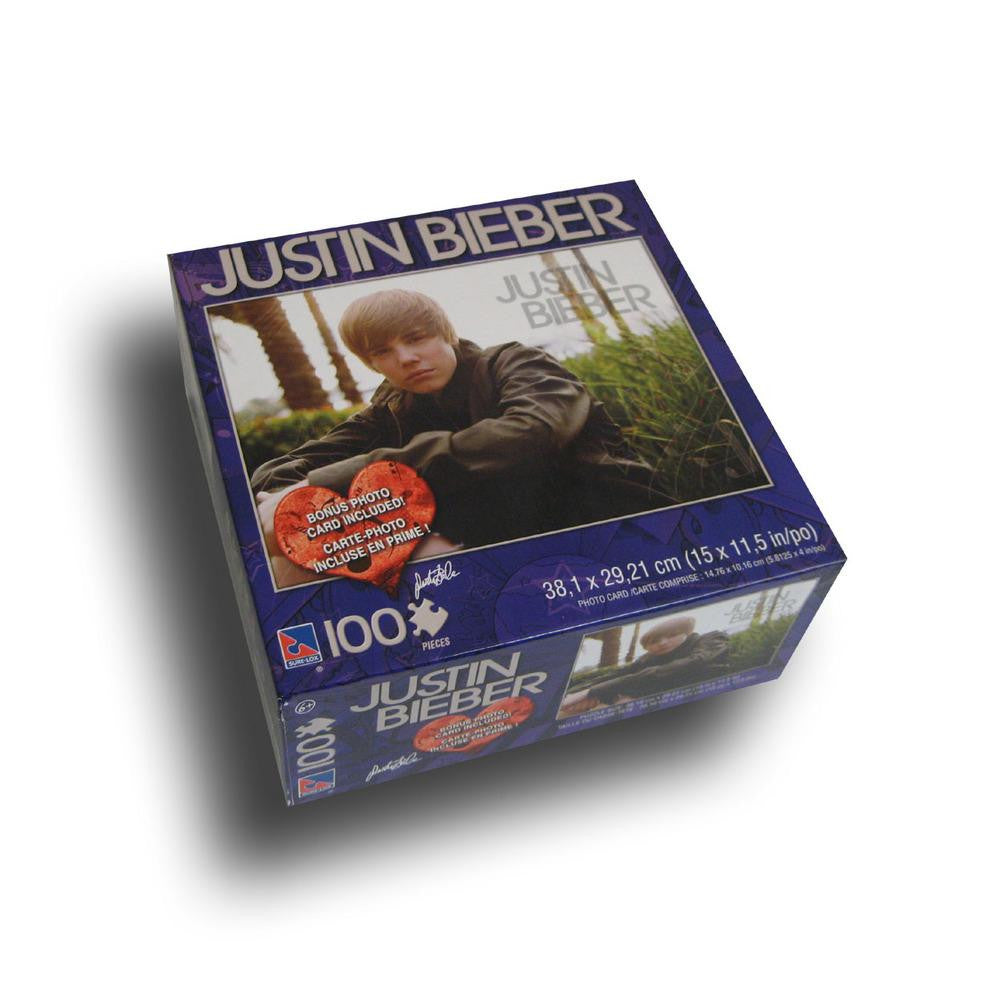 Justin Bieber 100Piece Puzzle With Bonus Card