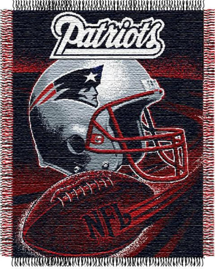 NFL Jacquard Throw New England Patriots