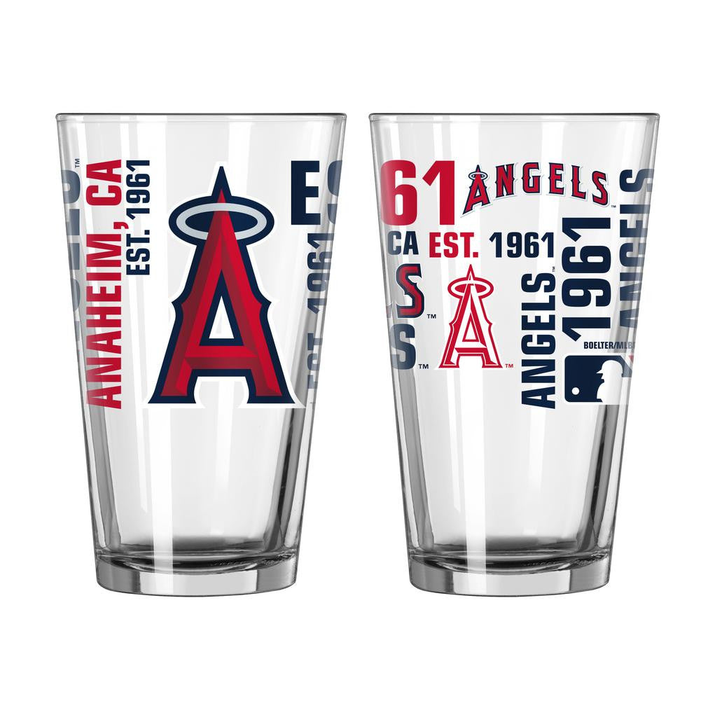 Boelter 16oz Spirit Pint Glass  Anaheim Angels