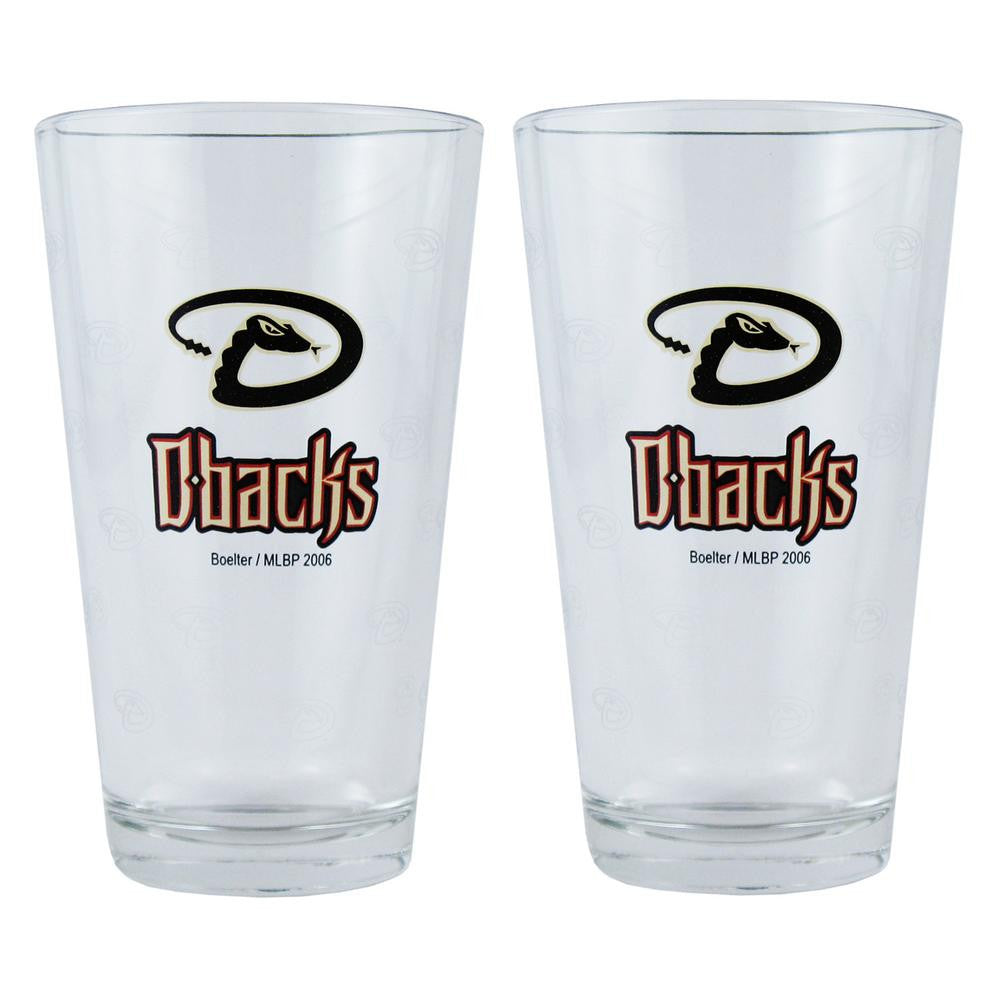 MLB Arizona Diamondbacks Boelter Pint Glass (2-Pack)