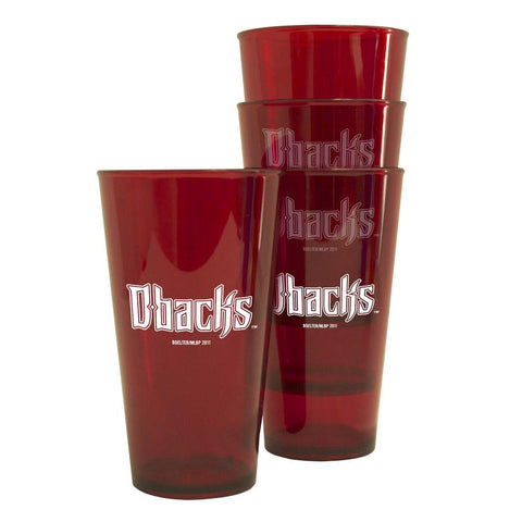 Boelter Plastic Pint Cups 4-Pack - Arizona Diamondbacks