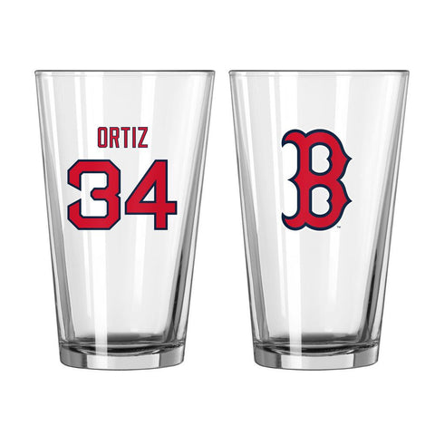 Boelter 16-Ounce Clear Pint Glass - MLB Boston Red Sox