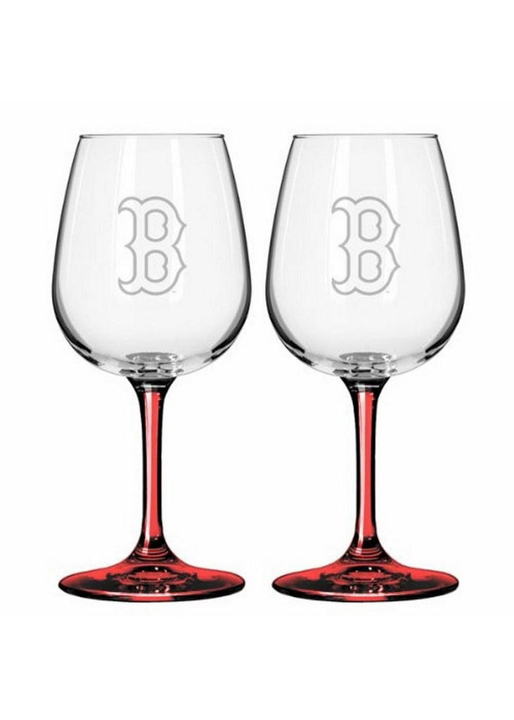 Boelter Wine Glasses 2-Pack - Boston Red Sox