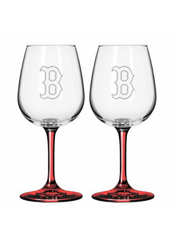 Boelter Wine Glasses 2-Pack - Boston Red Sox