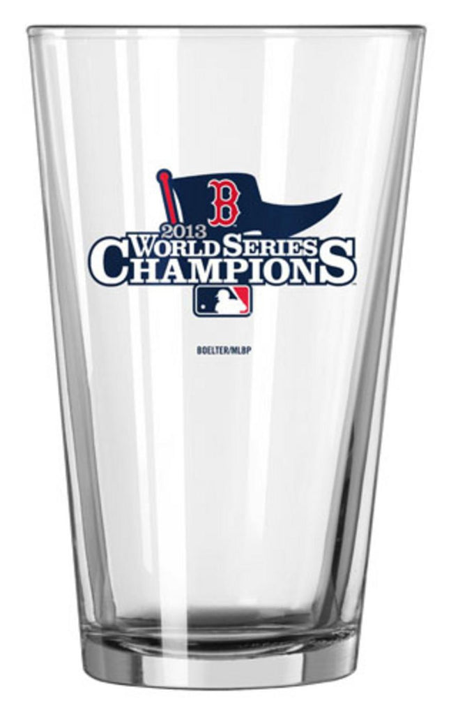 MLB 2013 World Series Champion Satin Etched Pint Glass  16-Ounce