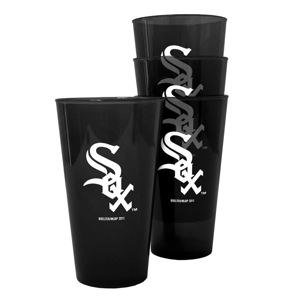 MLB Chicago White Sox Plastic Pint Glass Set