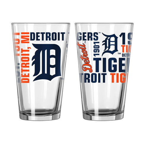 Boelter 16oz Spirit Pint Glass  Detroit Tigers