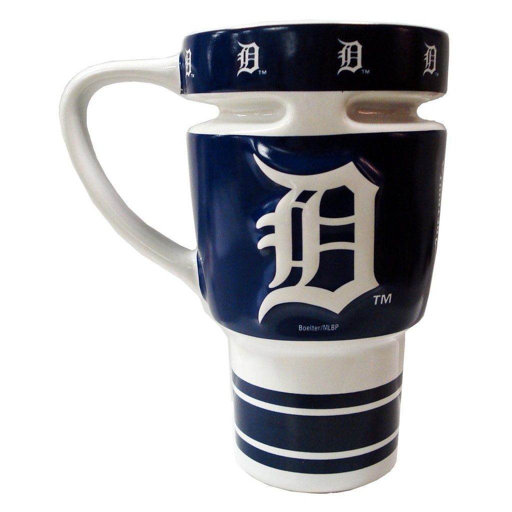 MLB 15oz Sculpted Travel Mug - Detroit Tigers