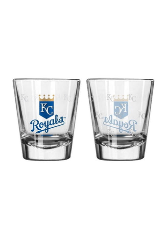 Boelter 2 ounce Satin Etch Shot Glass MLB Kansas City Royals