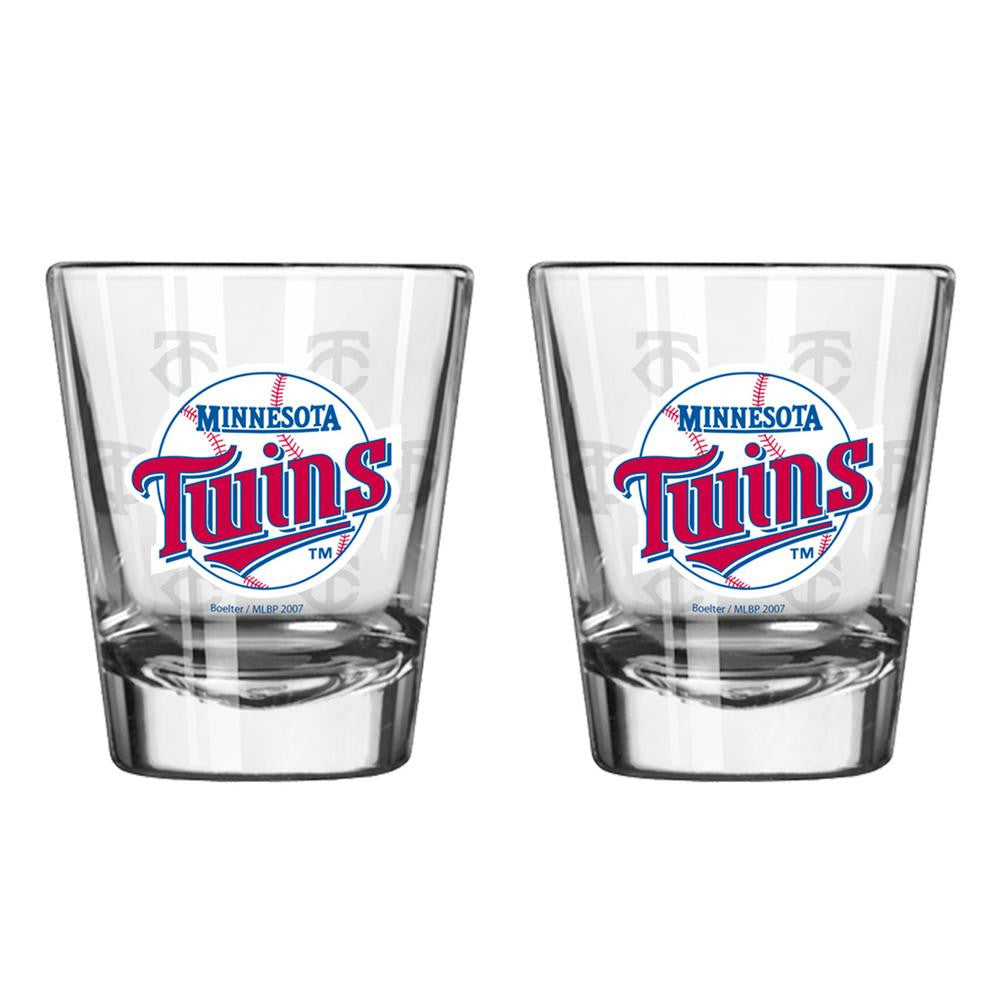 Boelter Shot Glasses 2-Pack - Minnesota Twins