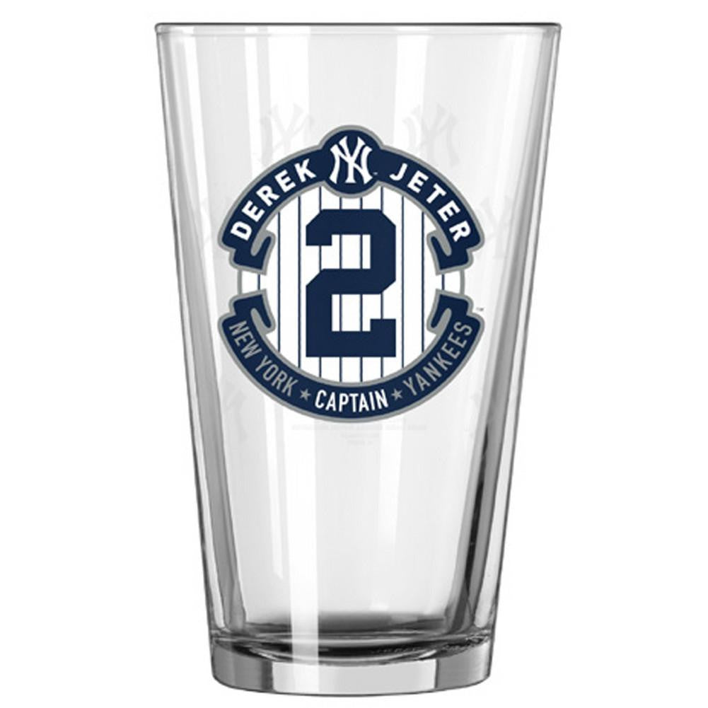 New York Yankees -Derek Jeter Clear Pint