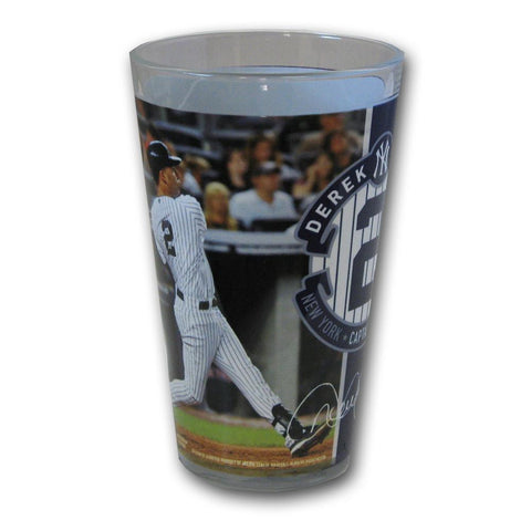 Sublimated Jeter Retirement Pint Glass