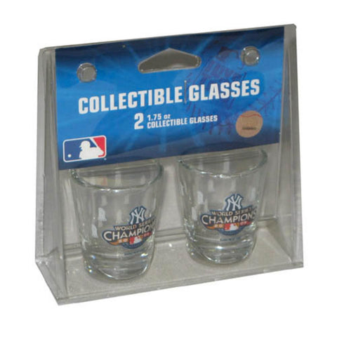 Boelter MLB New York Yankees 2009 World Series 2-Pack Shot Glasses