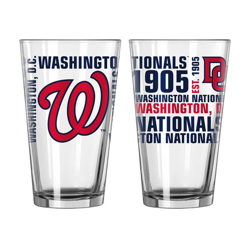 Boelter 16-Ounce Spirit Pint Glass - MLB Washington Nationals