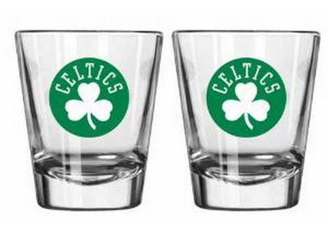 Boston Celtics 2 oz. Satin Etch Collectible Shot Glass