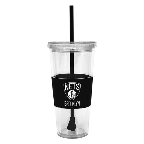 NBA Brooklyn Nets Boelter Lid Cup with Straw
