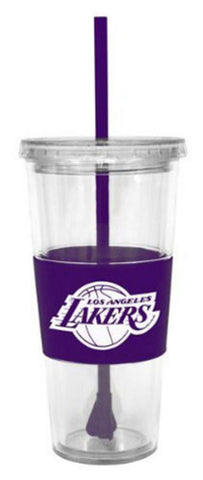 Los Angeles Lakers Tumbler With Straw