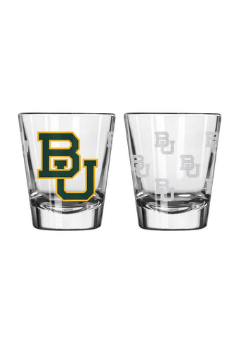 Boelter 2 ounce Satin Etch Shot Glass NCAA Baylor Bears