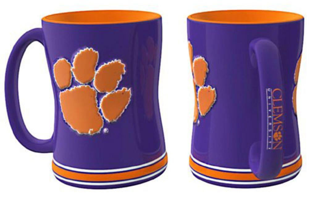 Clemson Tigers NCAA Coffee Mug - 15oz Sculpted (Single Mug)