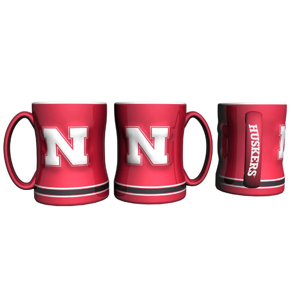 Nebraska Cornhuskers NCAA Coffee Mug - 15oz Sculpted (Single Mug)