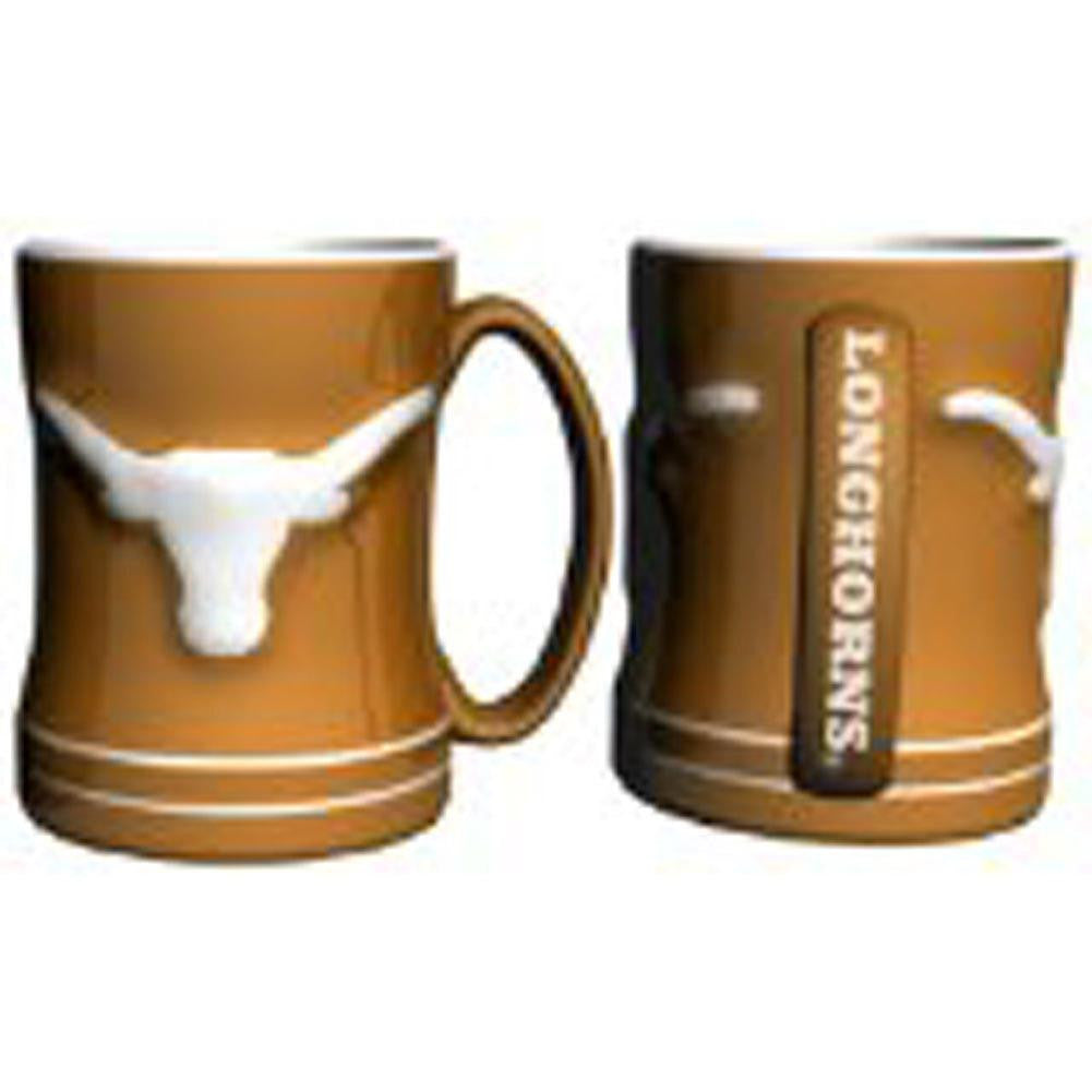 Relief Sculpted Mug- Texas Longhorns