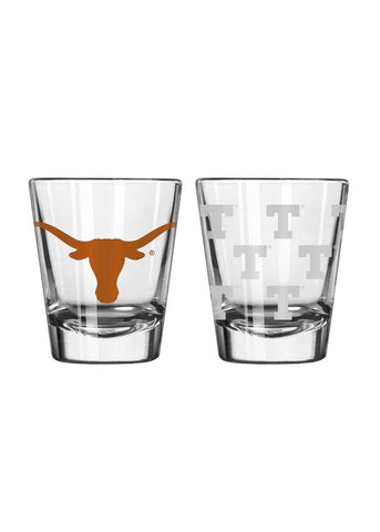 Boelter 2 ounce Satin Etch Shot Glass NCAA Texas Longhorns