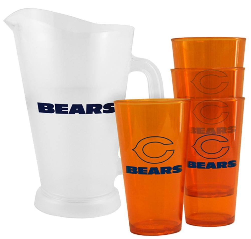 Chicago Bears Plastic Pitcher Tailgate Set