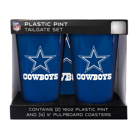 2 Pack Plastic Pints-Dallas Cowboys