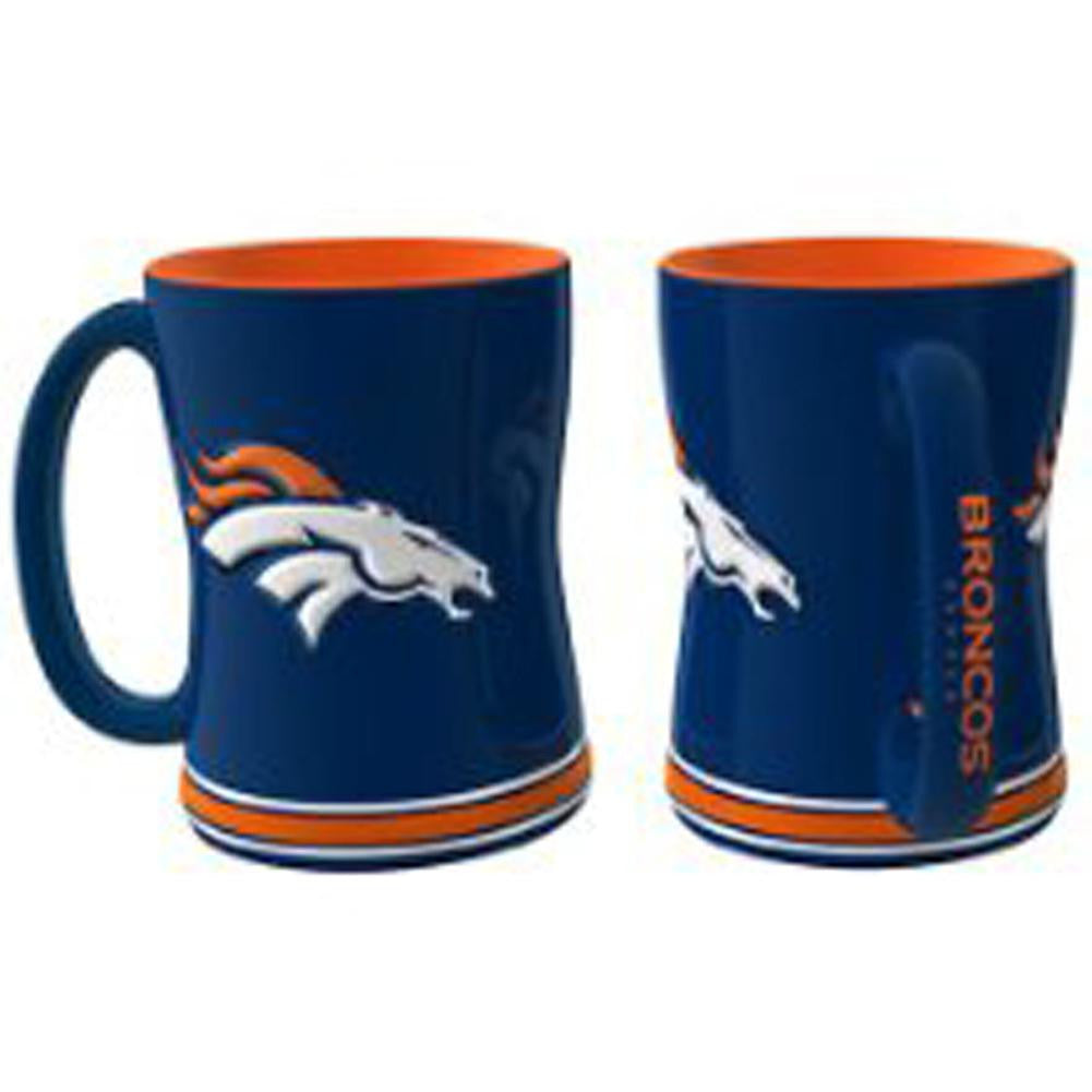 Denver Broncos NFL Coffee Mug - 15oz Sculpted (Single Mug)