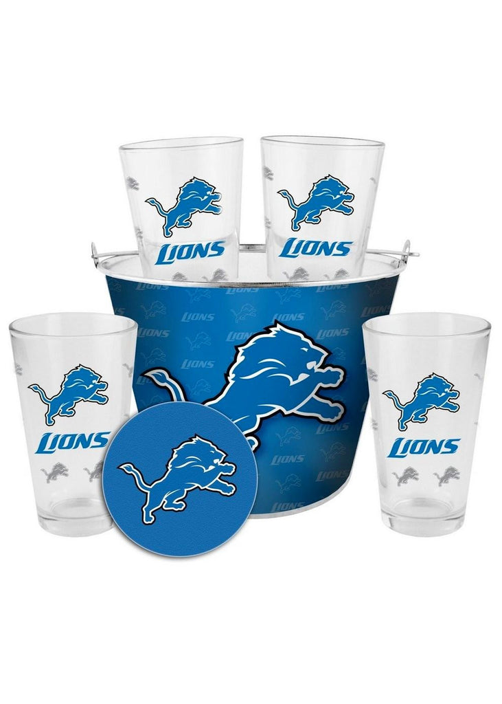 NFL Detroit Lions Drink Bucket Set