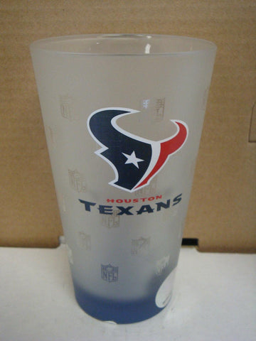 NFL Houston Texans Frosted Pint Glass