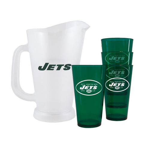 NFL BOELTER 32oz PITCHER & CUP SET- New York Jets