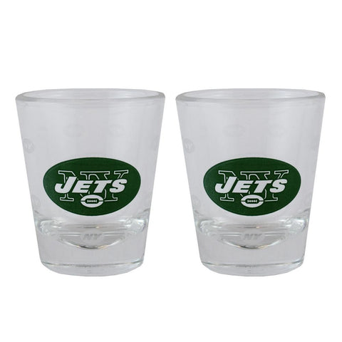 New York Jets 2oz 2 Pack Game Day Shot Glasses