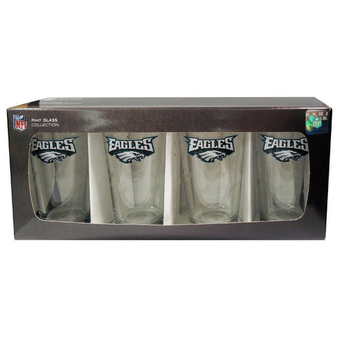 4 Pack Pint Glass NFL - Philadelphia Eagles