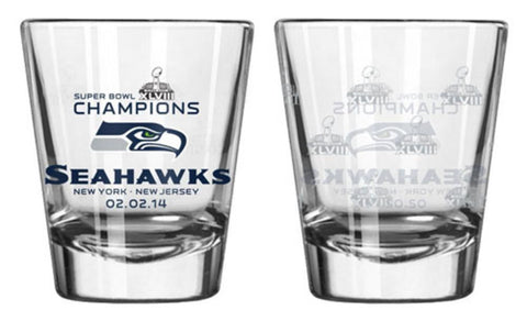 Seattle Seahawks Superbowl Champions Shot Glass Boelter