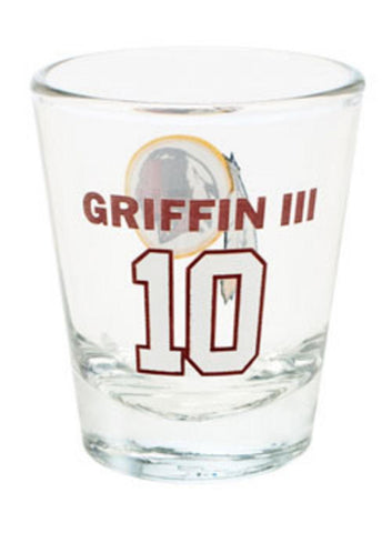 2oz Robert Griffin III Redskins Shot Glass