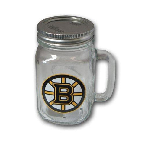 NHL Boston Bruins Mason Jar  16-Ounce