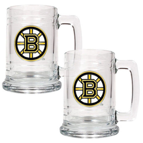 NHL Boston Bruins 15-Ounce Glass Tankard