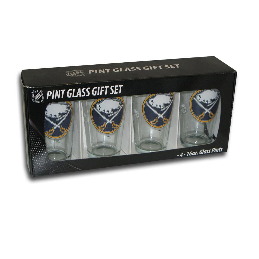 NHL Buffalo Sabres Pint Glass (Pack of 4)
