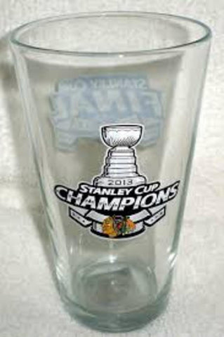 2013 Stanley Cup Champions Chicago Blackhawks Pint Glass