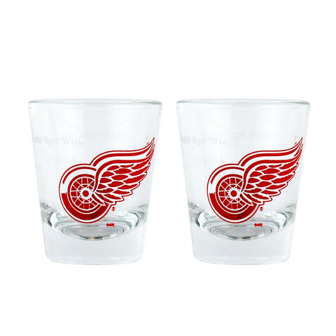 Detroit Red Wings 2 oz. Satin Etch Collectible Shot Glass