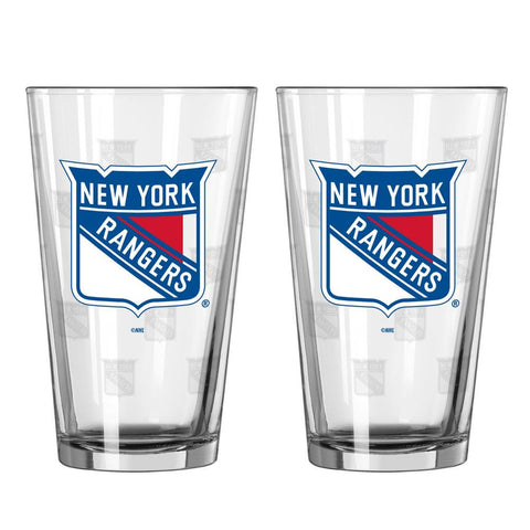 Boelter Pint Glass 2-Pack - New York Rangers
