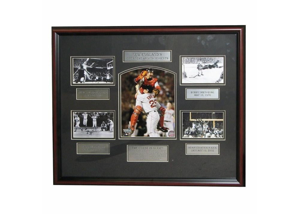 Framed 20X24 Photo Collage  Bostons Greatest Moments