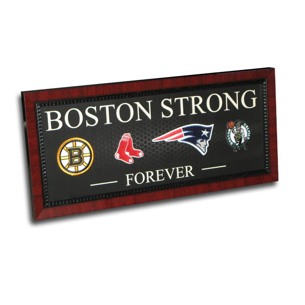 Boston Strong Framed Team Logos