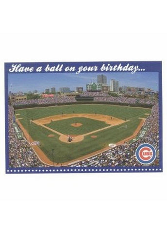 CHI CUBS WRIGLEY B-DAY CARD