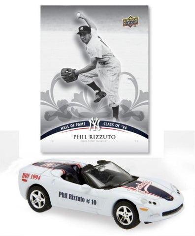 Upper Deck MLB New York Yankees 1:64 Diecast Corvette with Phil Rizzuto Card