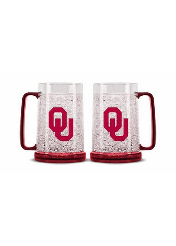 Oklahoma Sooners Crystal Freezer Mug